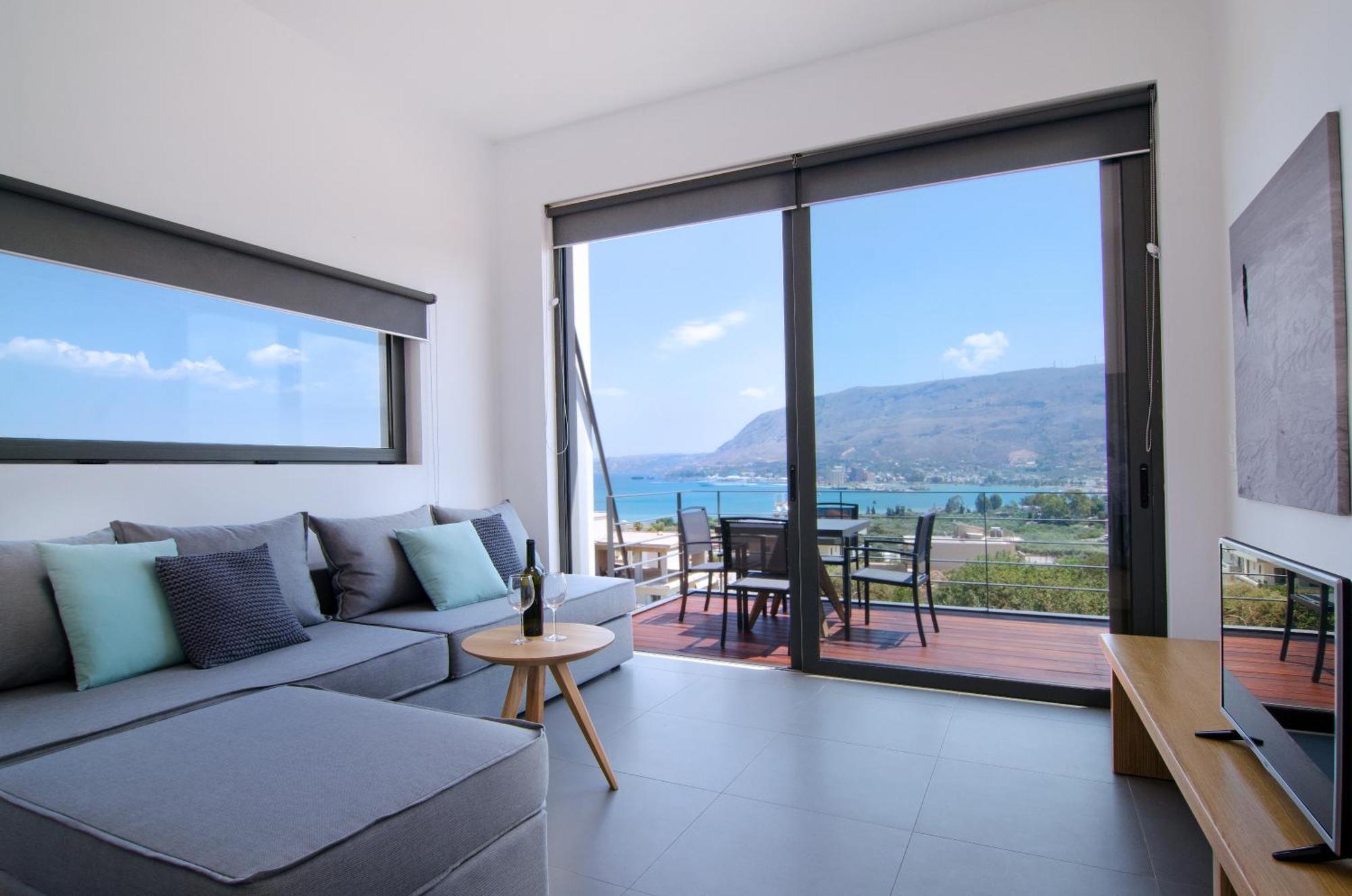 Seametry Apartments Souda Luaran gambar